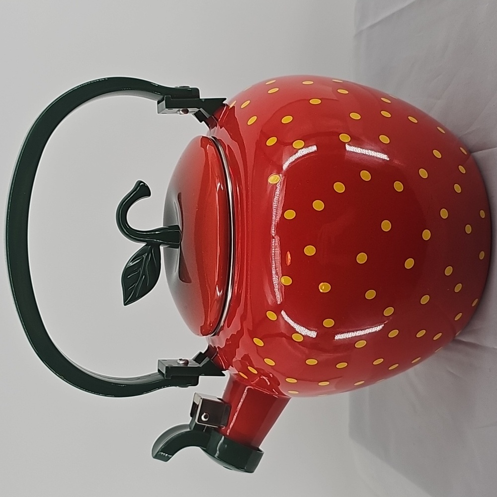 Strawberry Stovetop Whistling Water Kettle - Picture 4 of 9